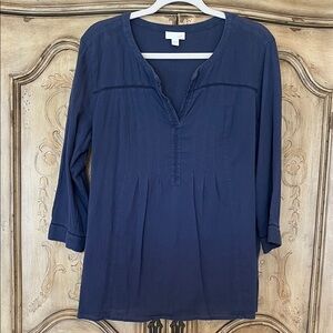 J. Jill navy Tunic M